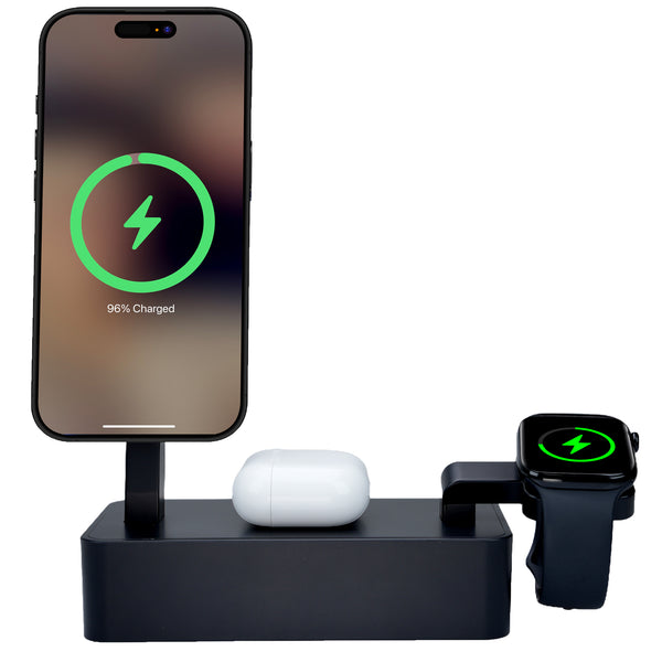 ALLDOCK 3 in 1 - Apple Smartboost - Black – Alldock