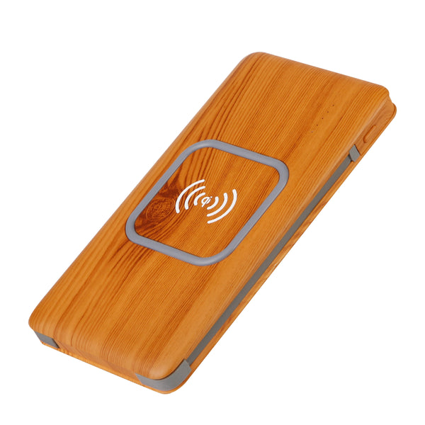Wireless Power Bank Bamboo – Alldock