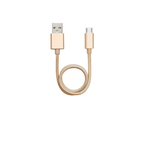 Android Micro 30cm Cable Gold