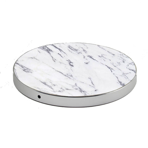 LuxeTech Wireless Pad - White Marble
