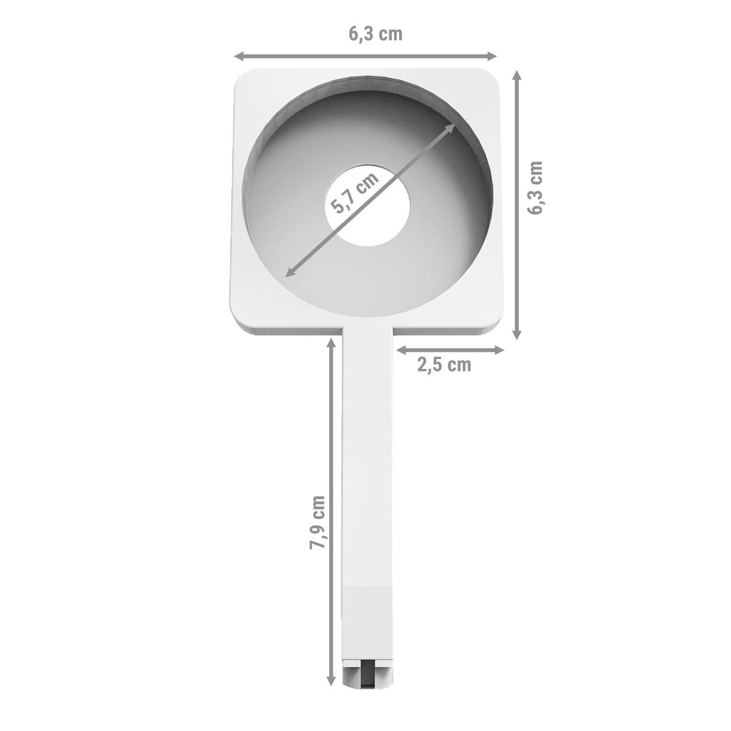 Apple MagSafe Compatible Charger and Mount White/White Marb