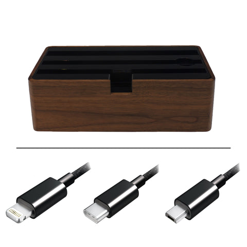 D Dock Walnut and Black Mix Cable Package