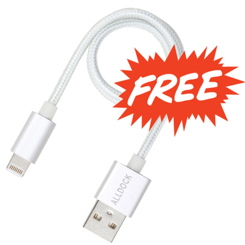 FREE x1 MFi Cable (White)