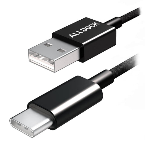 C-Type Cable PD Black (For New iPad/Pro/MacBook/iPhone 15/Android)