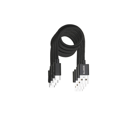 4 Cable Value Pack - C-Type Android Black